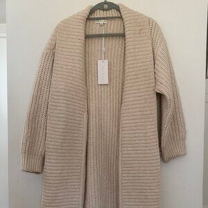 Little Lies Cream full length sweater, tags still on!